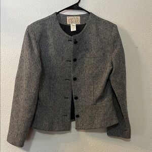 VTG Justin Scott Wool Blend Blazer size 9/10